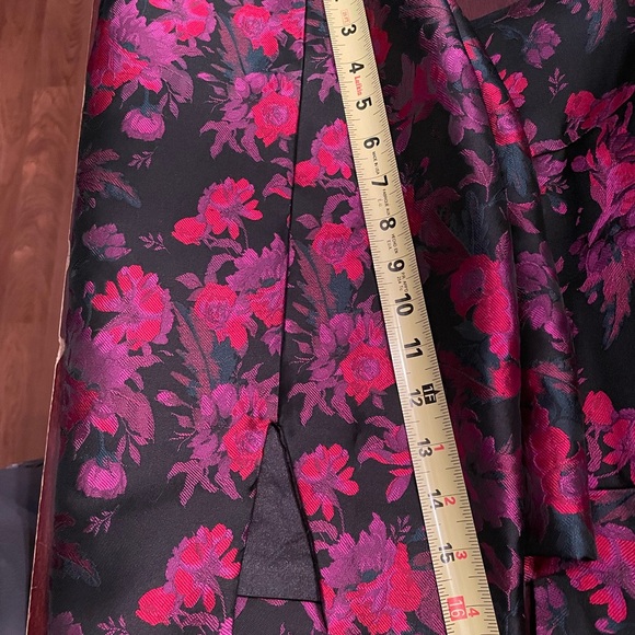 Medium Lulus garden delights black floral jacquard mini set - Picture 12 of 13